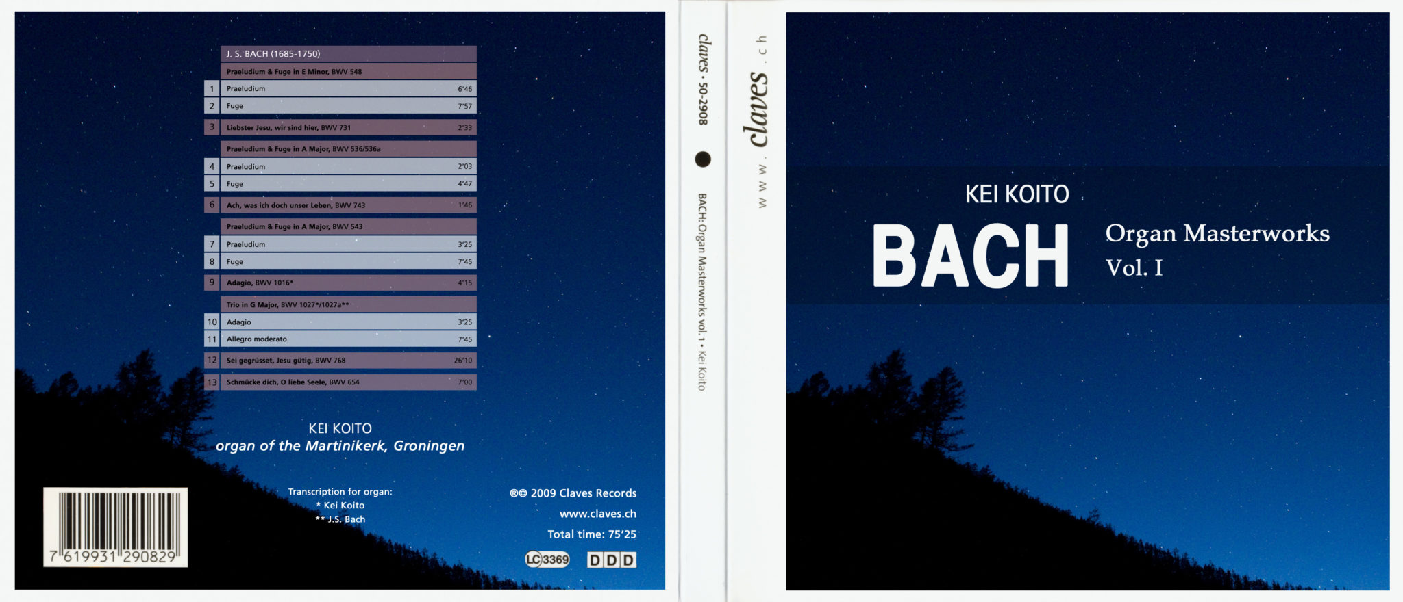 Claves - projet de pochette pour CD-Rom