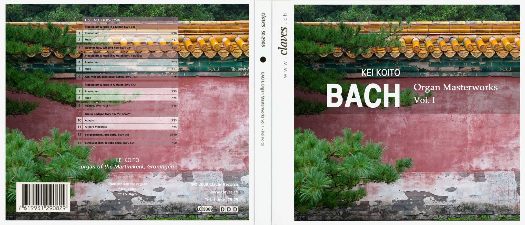 Claves - projet de pochette pour CD-Rom