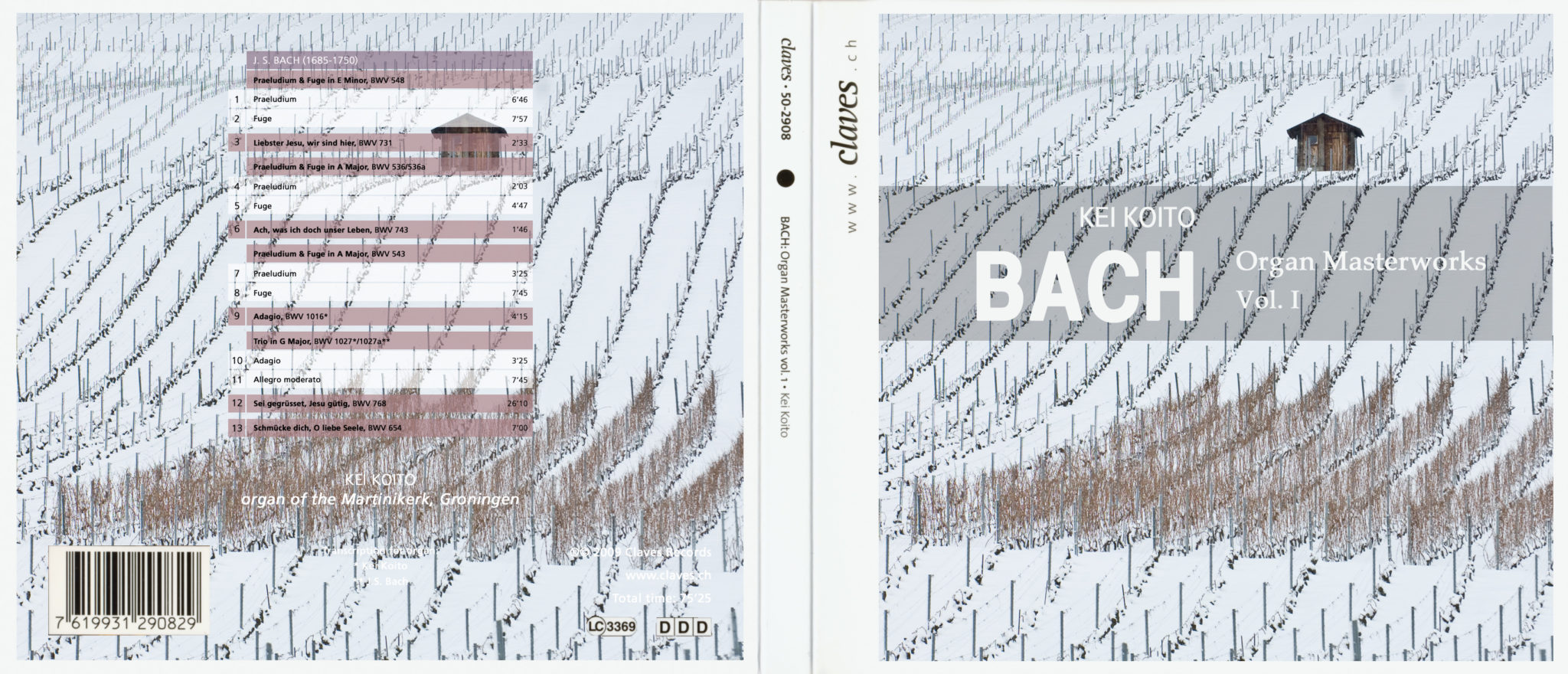 Claves - projet de pochette pour CD-Rom