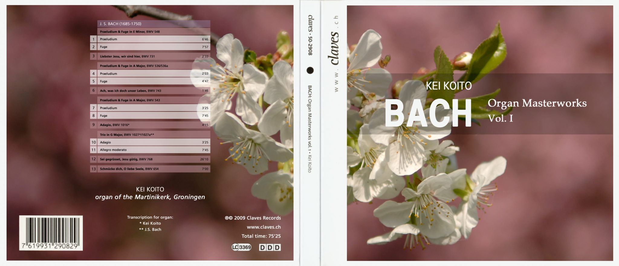 Claves - projet de pochette pour CD-Rom