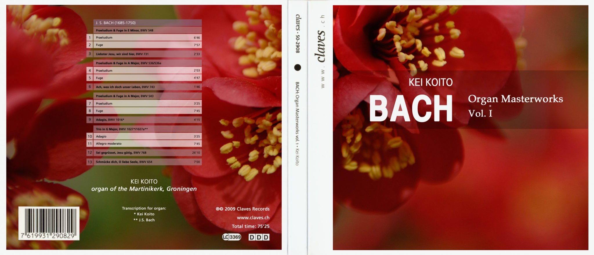 Claves - projet de pochette pour CD-Rom