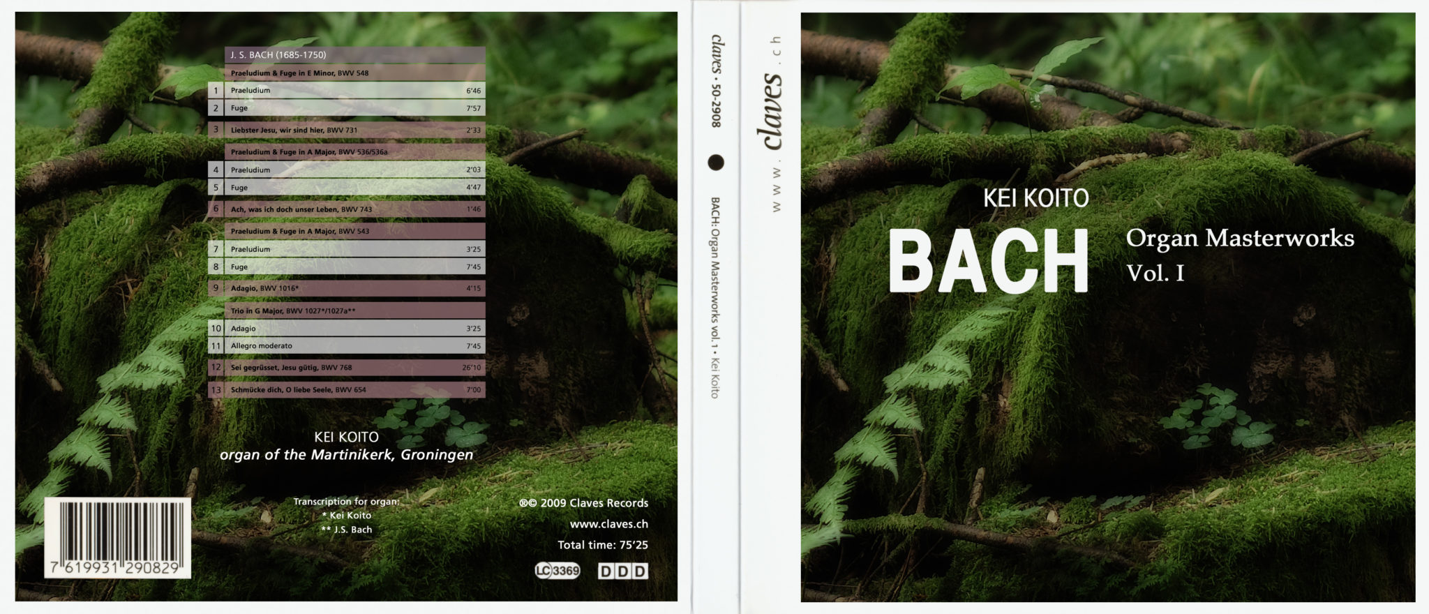 Claves - projet de pochette pour CD-Rom