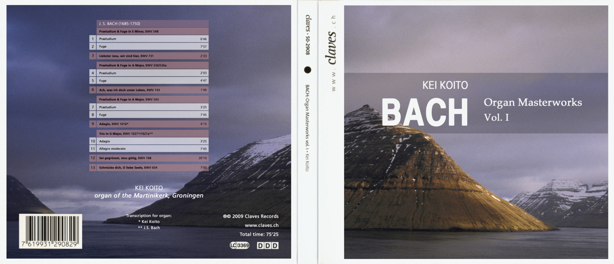 Claves - projet de pochette pour CD-Rom