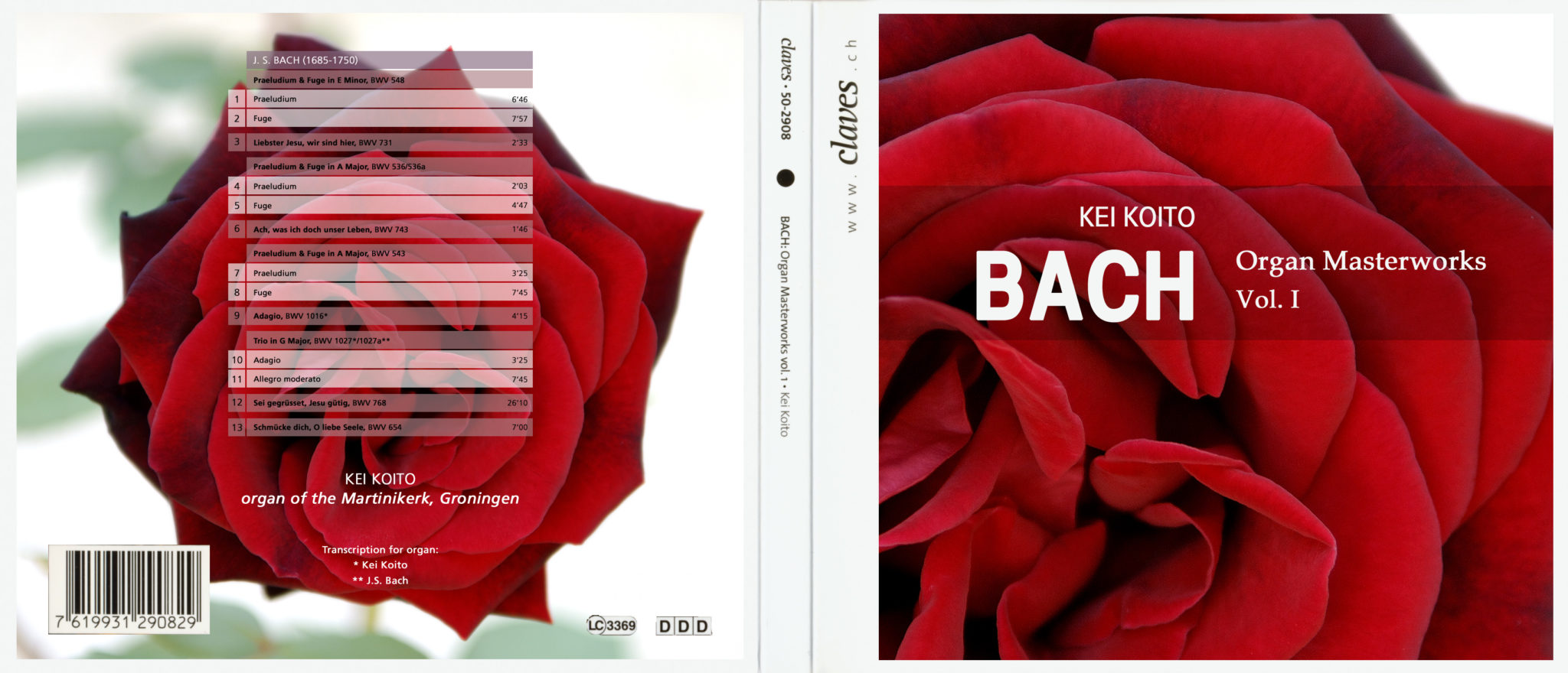 Claves - projet de pochette pour CD-Rom