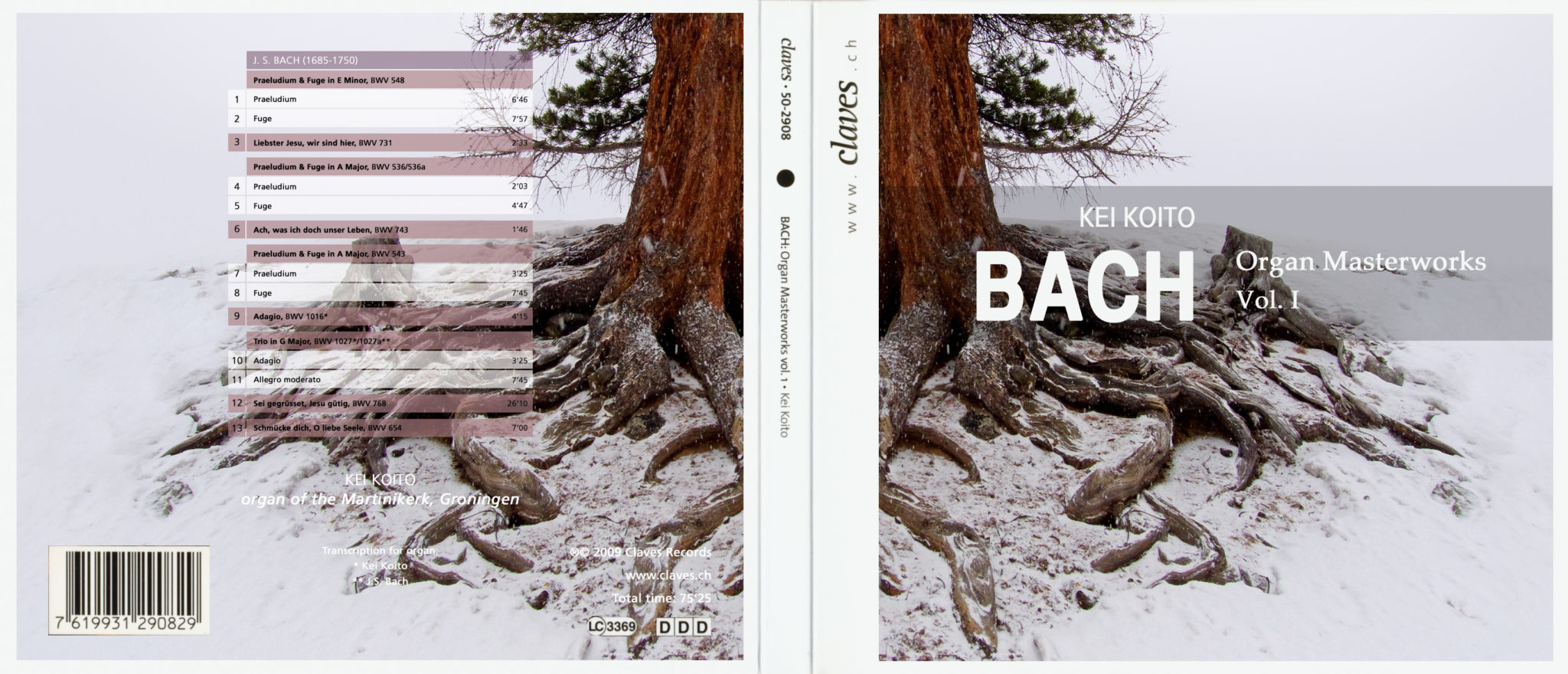 Claves - projet de pochette pour CD-Rom