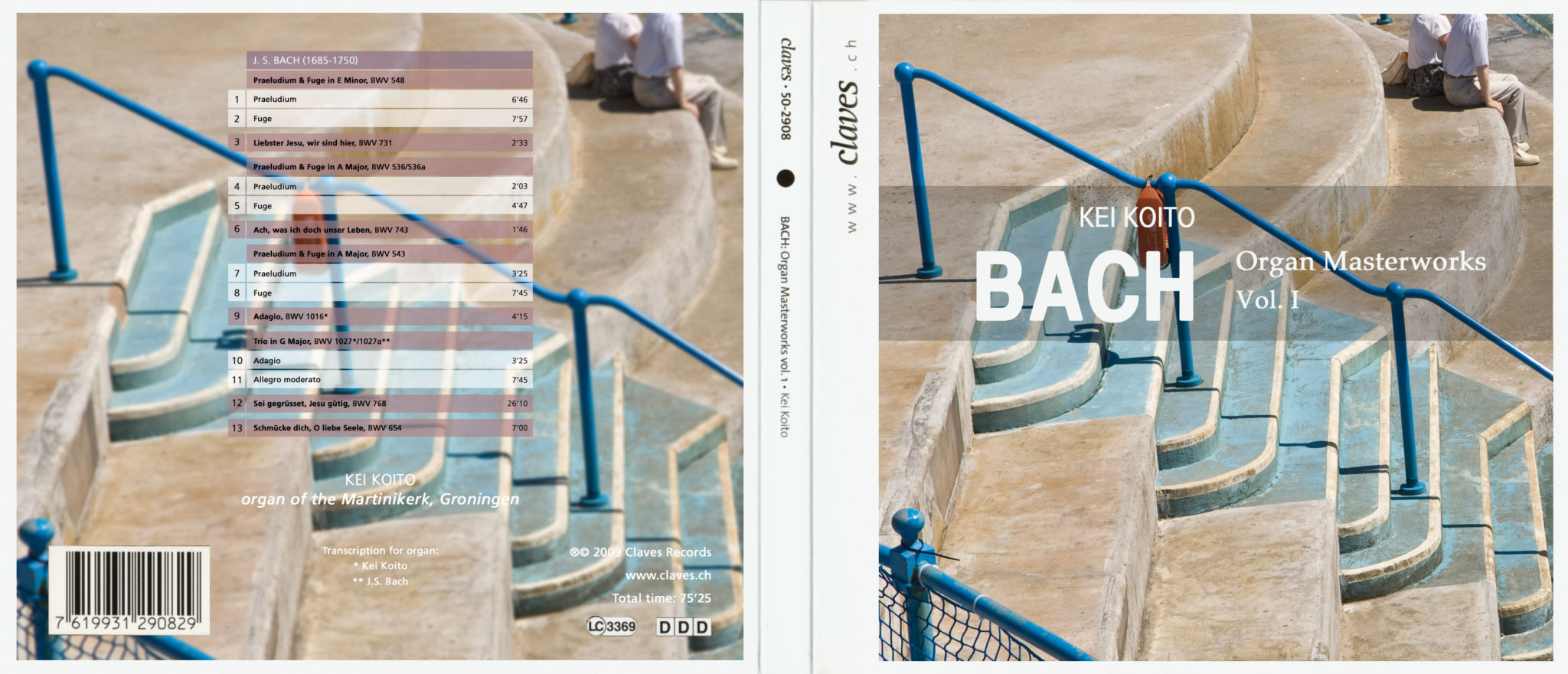 Claves - projet de pochette pour CD-Rom