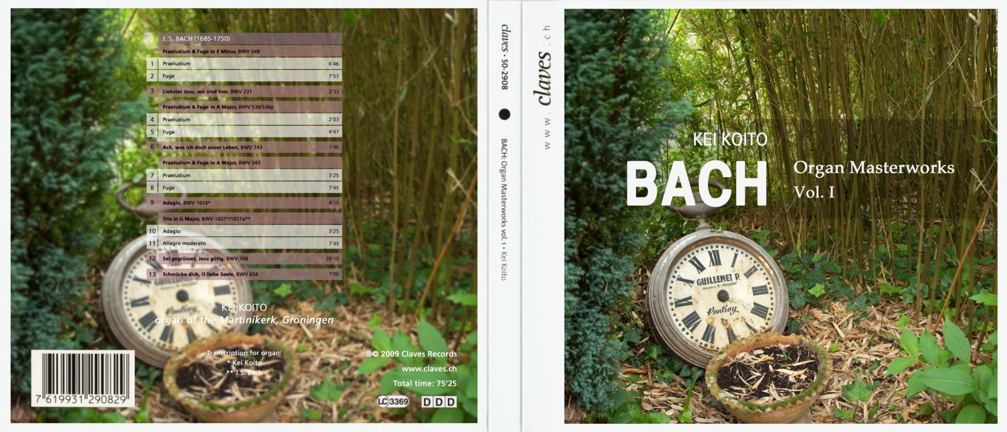 Claves - projet de pochette pour CD-Rom