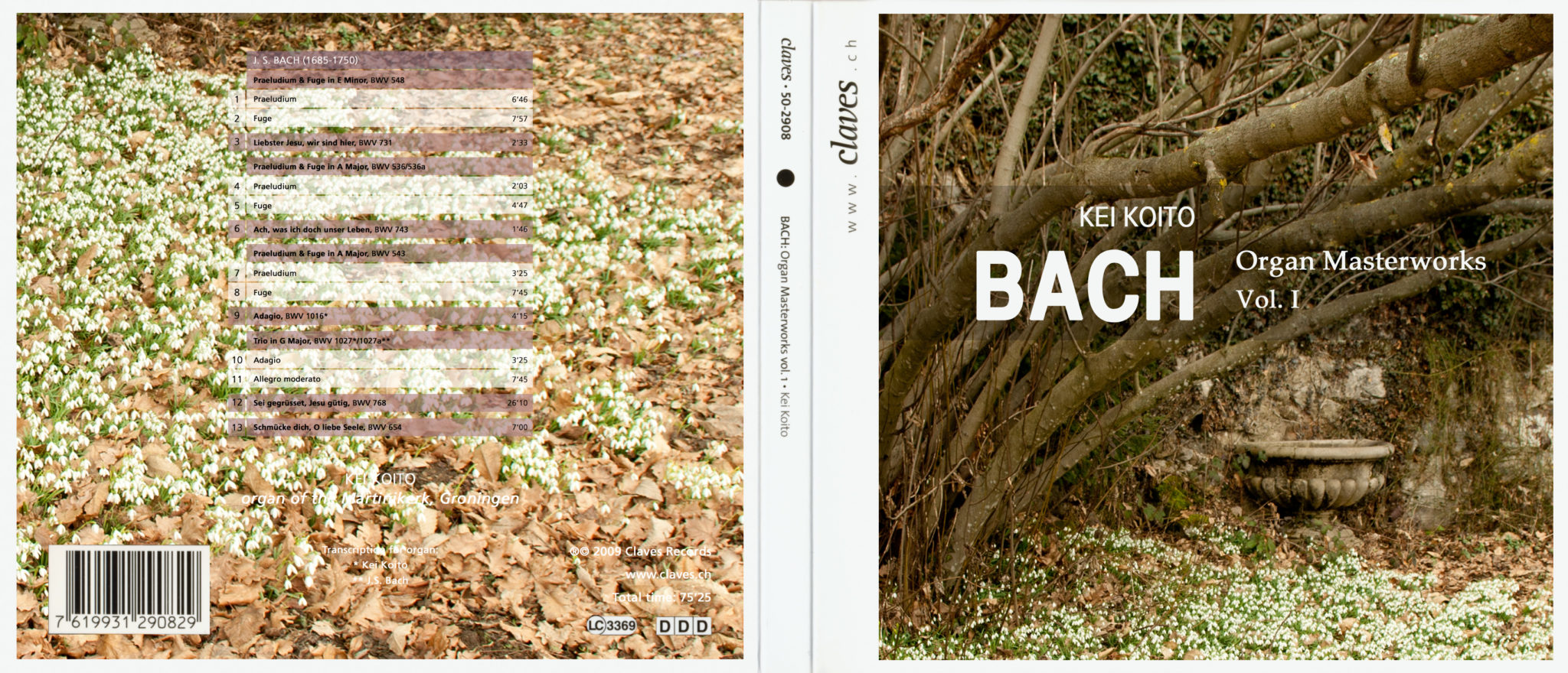 Claves - projet de pochette pour CD-Rom