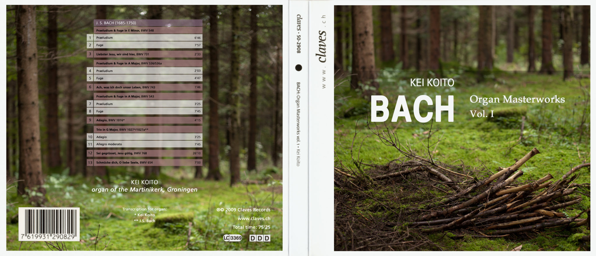 Claves - projet de pochette pour CD-Rom