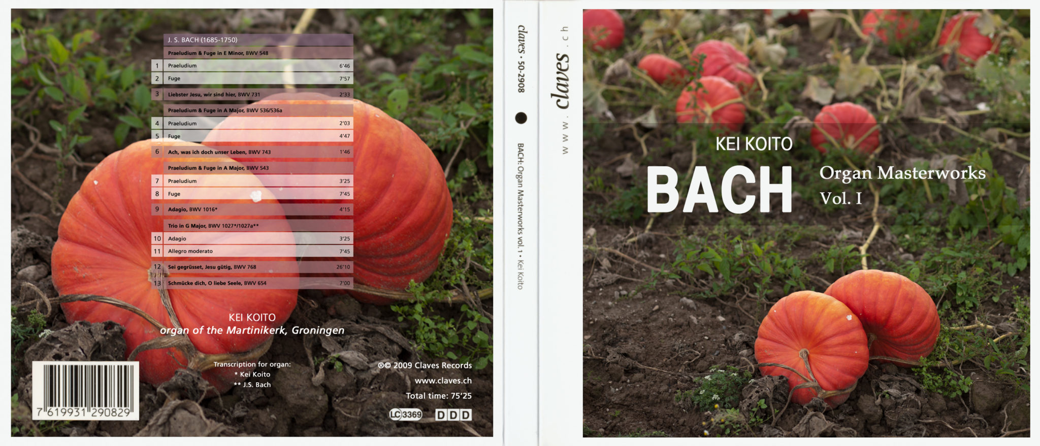 Claves - projet de pochette pour CD-Rom