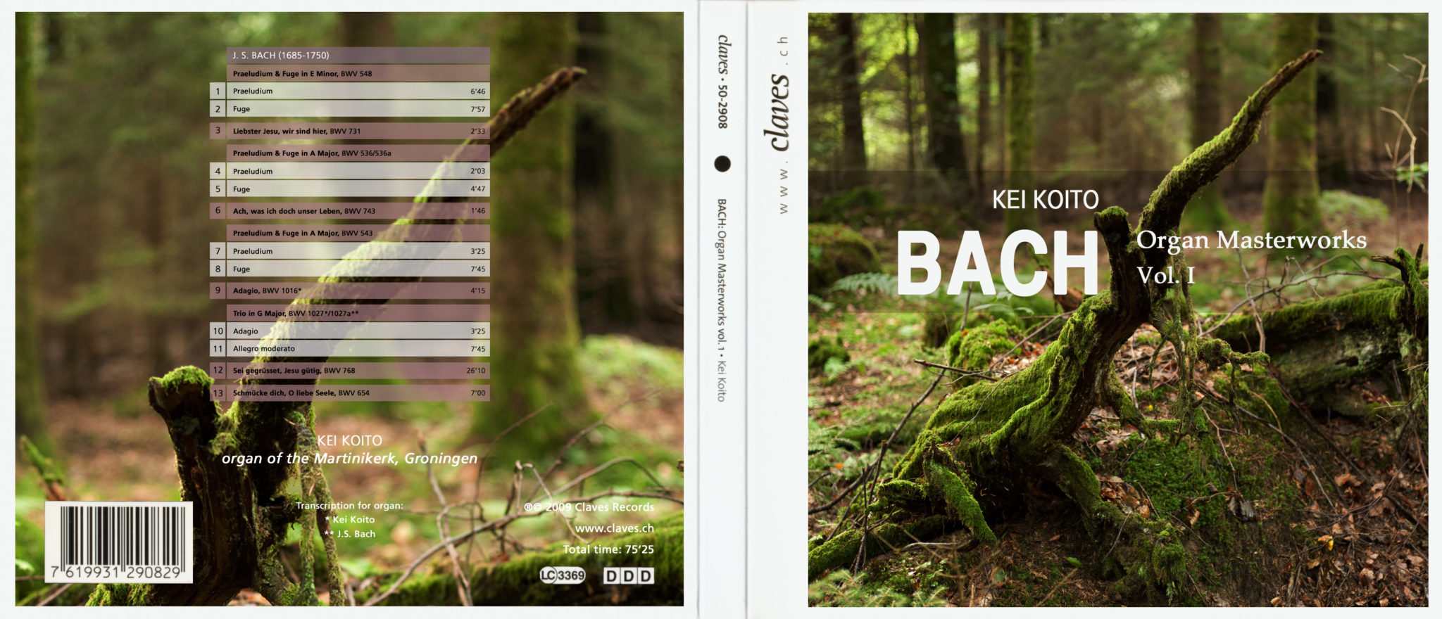 Claves - projet de pochette pour CD-Rom